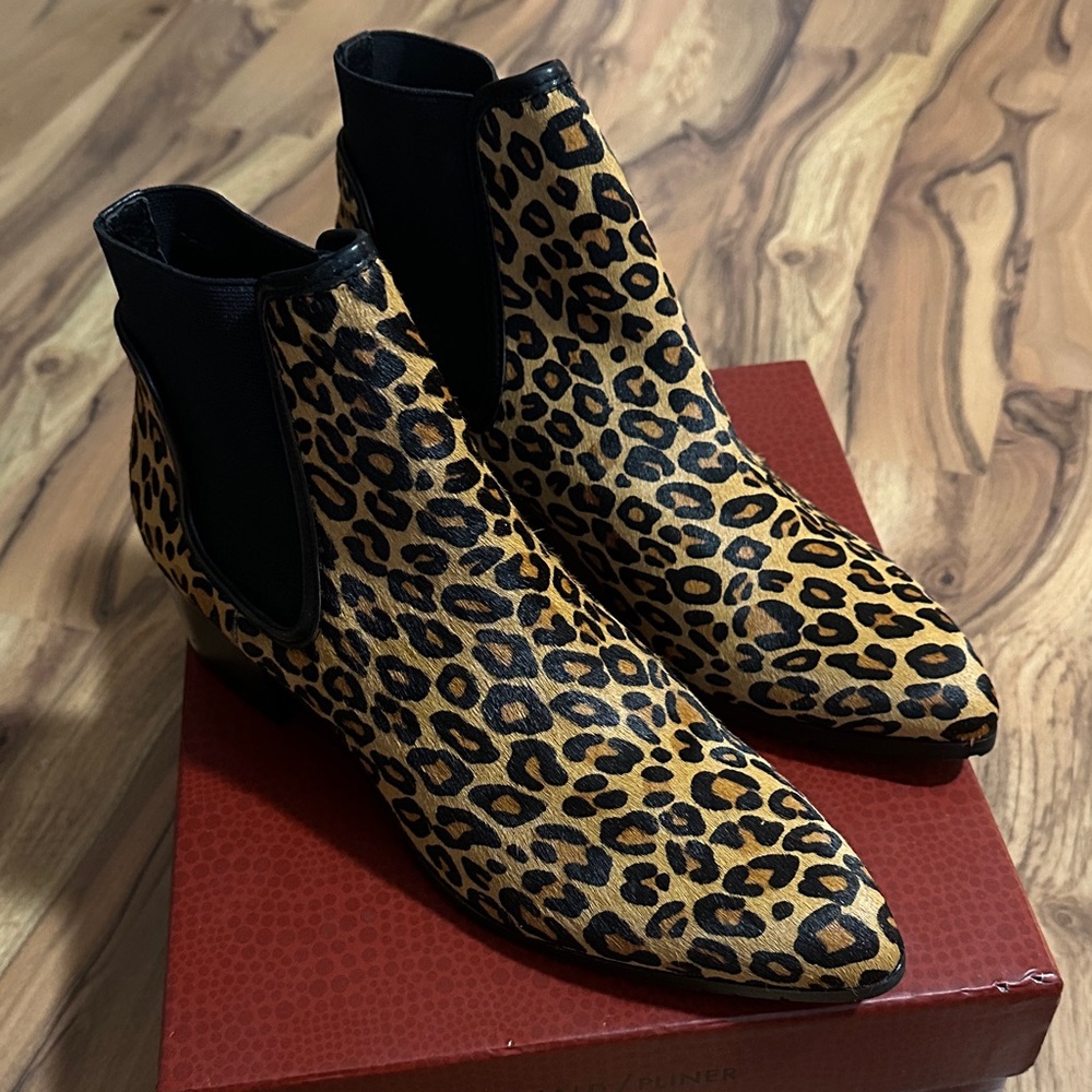 Donald J. Pliner Leopard Print Boots